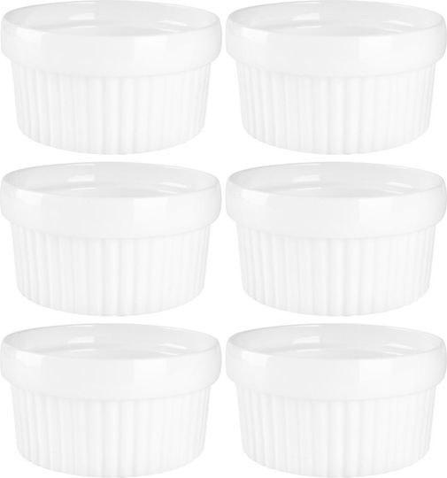 Excellent Houseware Backform Für Soufflé Keramik 9,5x5cm 6Stücke