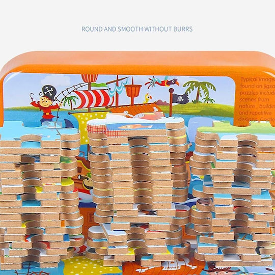 Puzzle Pentru Copii Din Lemn Pentru 3+ Ani 60 Piese Alista Home