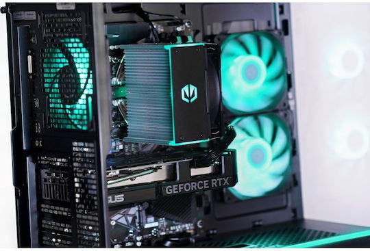 Actina Гейминг Настолен Компютър Ryzen 5-8400F 16GB DDR5 1TB SSD Radeon RX 7600 W11 Home