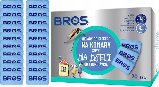 Bros Εντομοαπωθητικές Ταμπλέτες για Κουνούπια 20τμχ