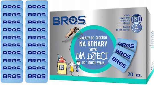 Bros Εντομοαπωθητικές Ταμπλέτες για Κουνούπια 20τμχ