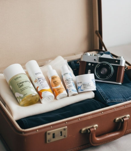 Tzimas Cosmetics Travel Set for Anti-ageing Moisturizing & Brightening 5pcs