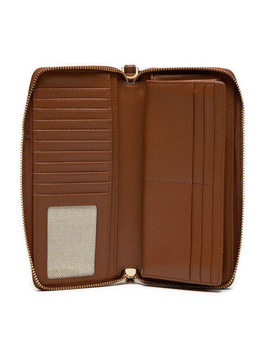 Michael Michael Large Leather Women's Wallet Brown