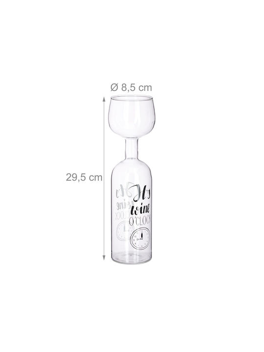 Relaxdays Glasflasche Transparent 750ml