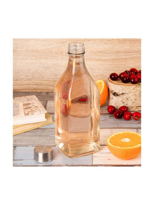 Orion Sticlă De Apă Din Sticlă Cu Capac Șurub Transparent 1100ml