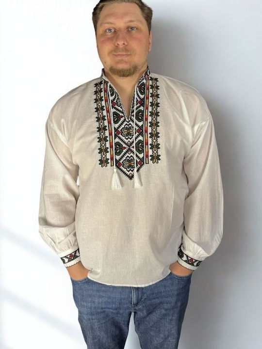 Тениска Бял/Зелен