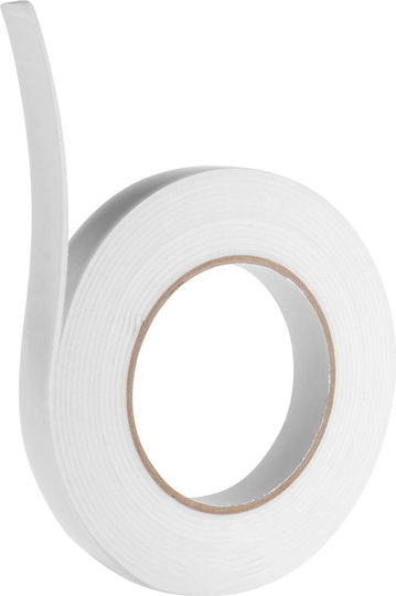 Vilde Adhesive Foam Double-Sided Tape White 5mx19mm