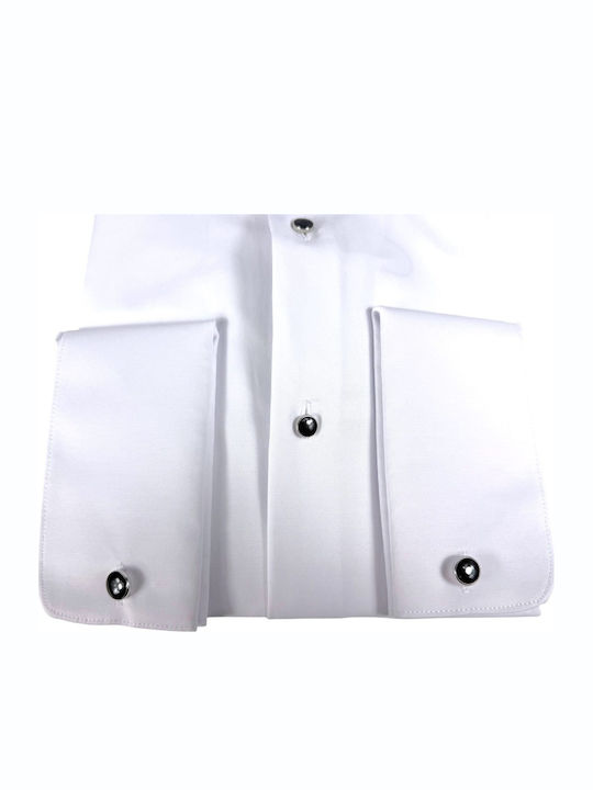 Long Sleeve Shirt in Regular Fit White
