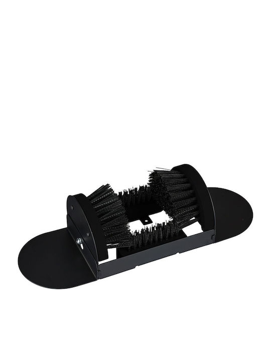 Relaxdays Perie de Curățare pentru Încălțăminte Neagră 11.5x46.5x15cm Set de Montare Inclus