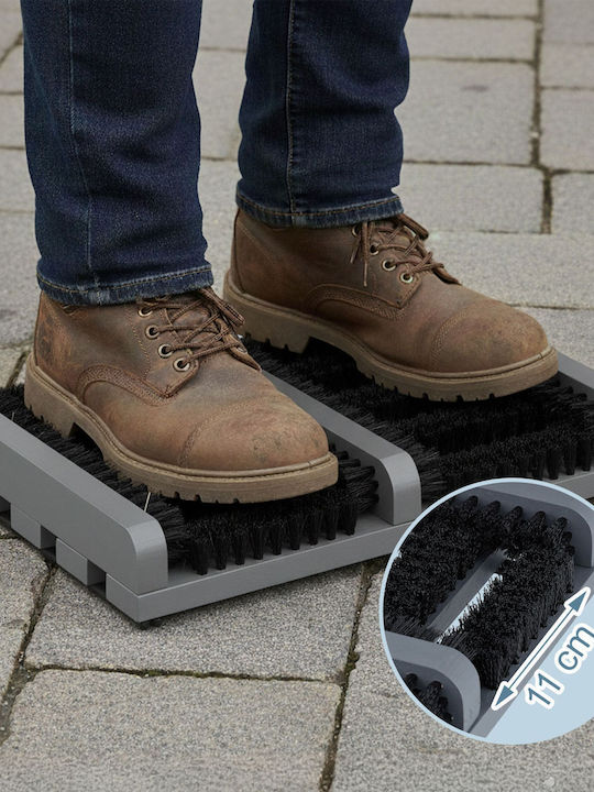 Shoe Scraper Relaxdays Gray Black 5.5x36x26cm 1.1kg