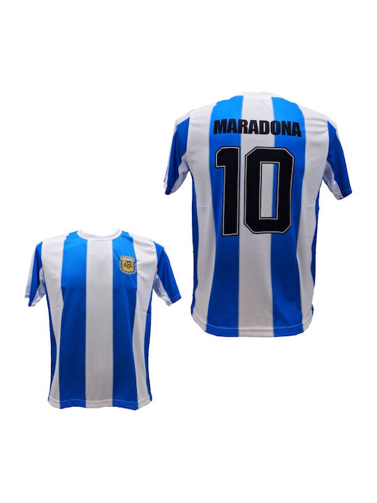Ανδρική Εμφάνιση Ποδοσφαίρου Maradona Εθνική Αργεντινής Μπλε 0563-05