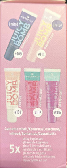 Essence The Juicy Side Of Life Makeup Set for Lips 5 Pieces