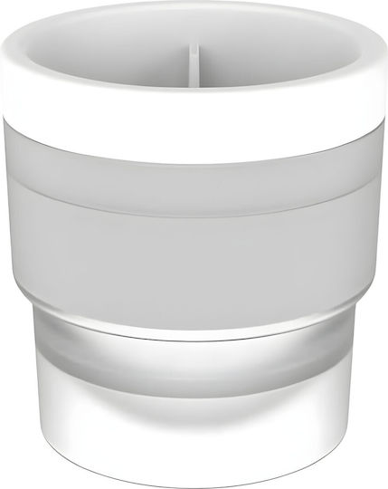 Alista Home Round Silicone Ice Cube Tray White