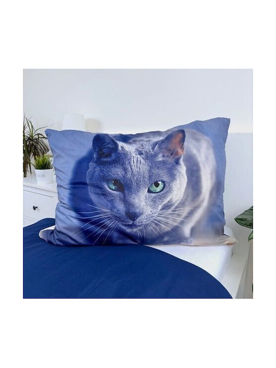 CAT Kids Single Duvet Cover Dark 140x200cm