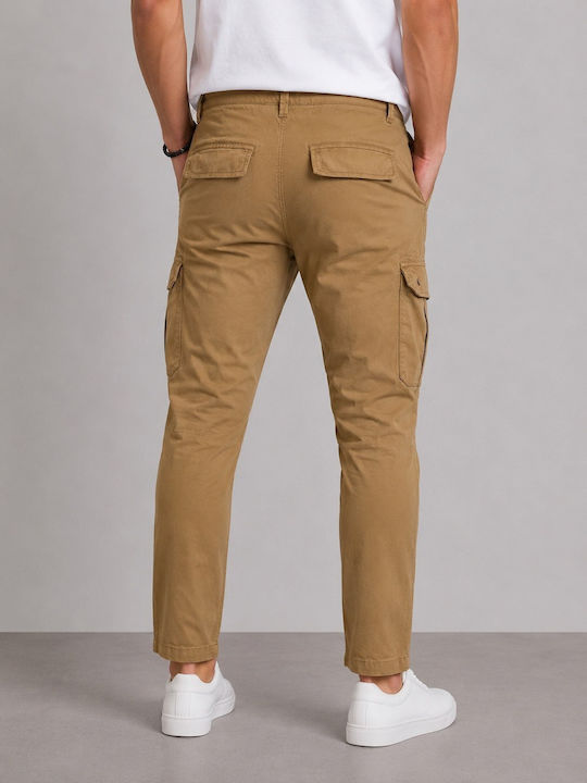 Cargo Herrenhose in Entspannt Passform Camel