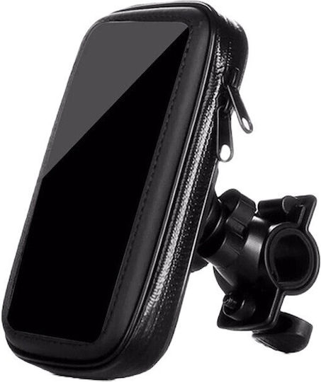 Alista Home Suport Carcasă Telefon Mobil Bicicletă Motocicletă Rezistent la Apă și Șocuri Ecran Tactil Rotativ 360 Negru Mărimea L ≤ 5.5 Inch
