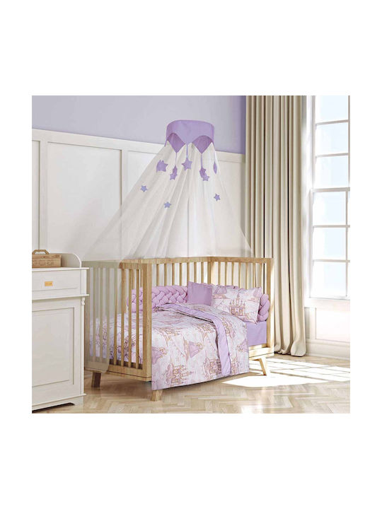 Alouette Set Baby Crib Cotton Sheets Princess Multicolour 3 Pieces