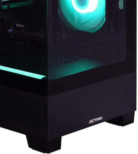 Actina Гейминг Настолен Компютър Ryzen 5-8400F 16GB DDR5 1TB SSD GeForce RTX 5060 Без Операционна Система