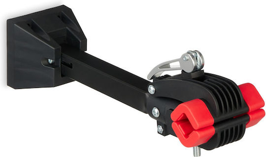 Relaxdays Bicycle Maintenance Stand Black Red 13x35.5x10.5 Cm Max Capacity 20 Kg Foldable
