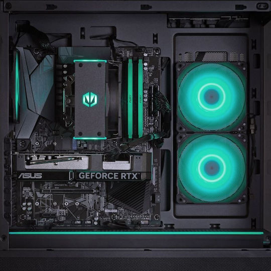 Actina Настолен Компютър Ryzen 5-8400F 16GB DDR5 1TB SSD Radeon RX 580 Без Операционна Система