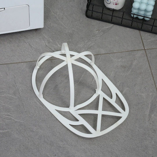 Flippy Husă Capac Pentru Mașina de Spălat Poliester Circumferință 53 Cm Suport Capac Cu Fermoar Alb