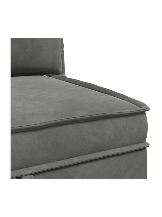Scaun De Relaxare Catifelat Gri Închis 70x70x82cm