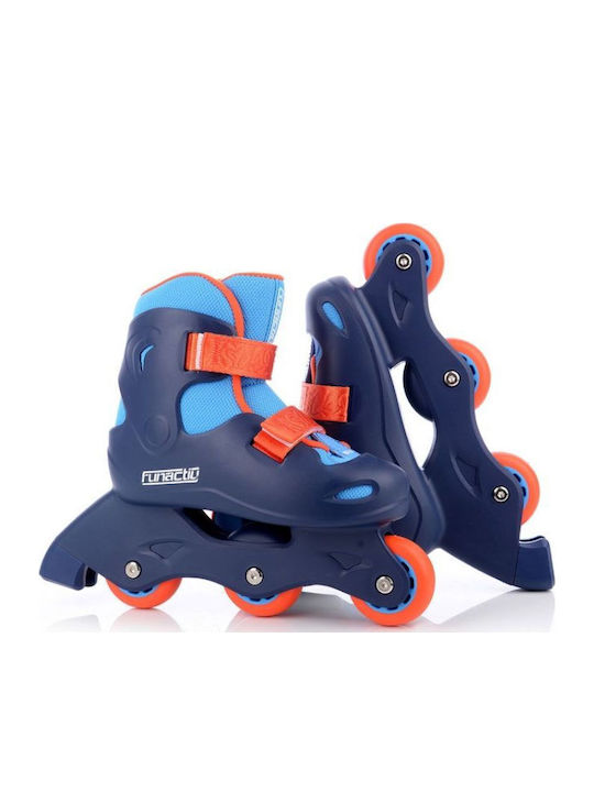 Funactiv Zoomy Inline Регулируеми Ролери Сини Детски