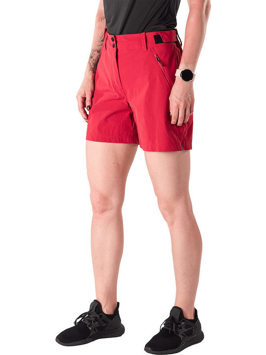 Northfinder Pantaloni Scurți de Drumeție Roșii pentru Femei