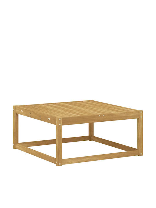 Canapea De Colț De Exterior Din Lemn Cu Perne 79x79x37cm