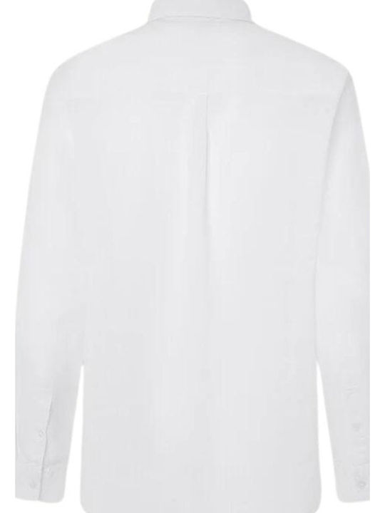 Paytton Βαμβακερό Πουκάμισο σε Κανονική Γραμμή White