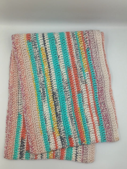 Kids' Scarf Neck Gaiter Knitted Multicolour