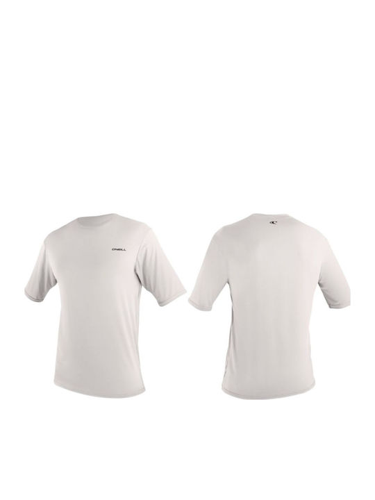 O'Neill Skins UPF 50+ Men Short Sleeve Sun Protection Shirt Beige