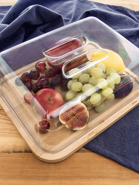 Orion Cheese Serving Platter with Handle Wooden 28x22x11cm