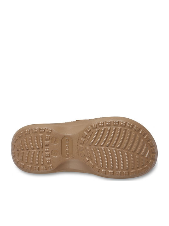 Дамски Сандали Flatforms Кафяви Sepia