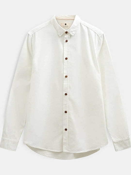 Long Sleeve Linen Shirt Regular Fit Tofu