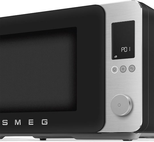 Smeg Mikrowellenofen mit Grill 27lt Schwarze