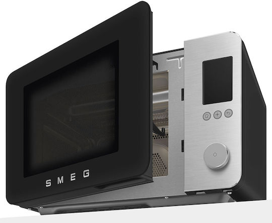 Smeg Mikrowellenofen mit Grill 27lt Schwarze