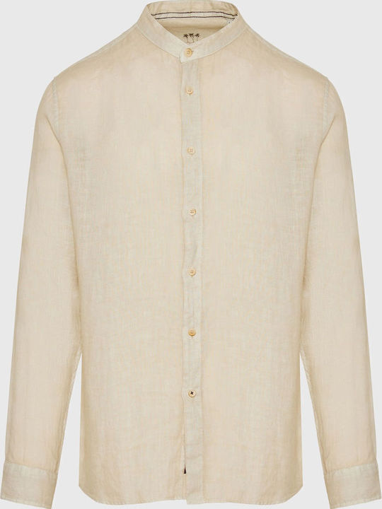 Long-sleeved Linen Shirt Sand