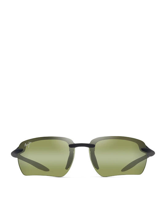 Maui Jim Ho’okipa Unisex Γυαλιά Ηλίου με Μαύρο Κοκκάλινο Σκελετό και Polarized Φακό
