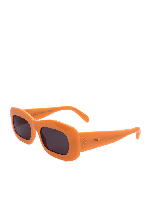 Celine Women's Sunglasses with Orange Frame and Gray Lens CL40294I-42A