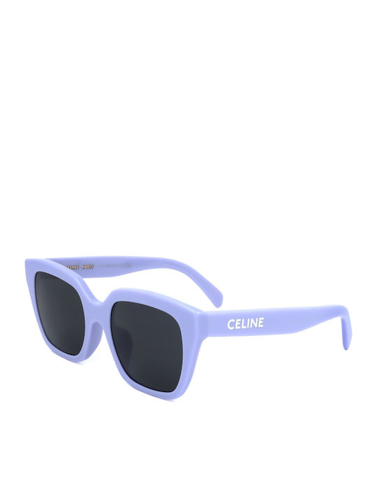 Celine Women's Sunglasses with Purple Frame and Gray Lens CL40198F-78A