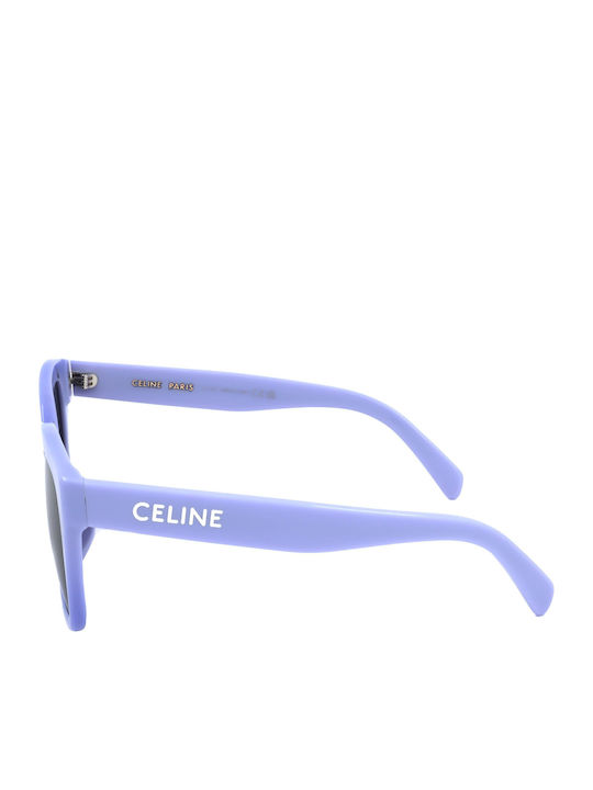 Celine Women's Sunglasses with Purple Frame and Gray Lens CL40198F-78A