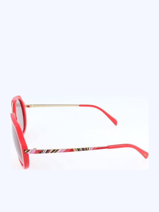Emilio Pucci Women's Sunglasses with Red Frame EP0032 66E