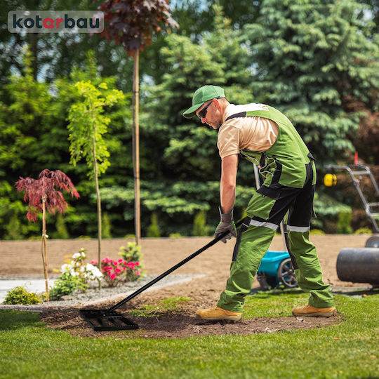 Nivelator Manual Pentru Sol Iarbă Gazon Grădină Oțel 70 Cm