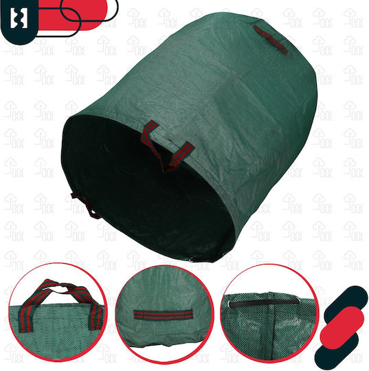Coș De Grădină Frunze Iarbă Rotund Pliabil Mare 635 L Set 5 Bucăți