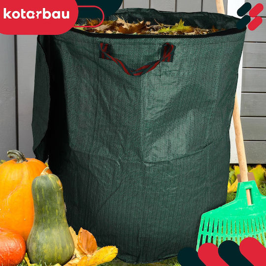 Kotarbau Garden Basket Leaves Grass Round Foldable Lockable 272 L Set 2 Pcs