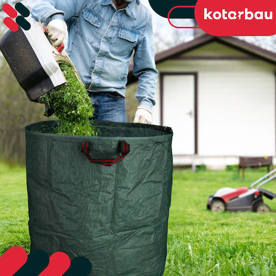 Garden Basket Leaves Grass Round Foldable Large 635 L Set 2 Pcs
