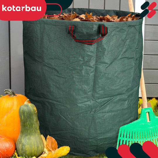 Gartenkorb Blätter Gras Rund Faltbar Groß 635 L Set 3 Stück