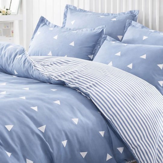 Eponj Home Подредба Двойна 200x220см Бяла