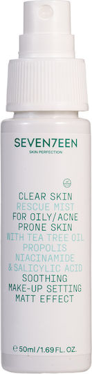 Seventeen Clear Skin Tea Tree Oil Face Mist Τόνωσης Προσώπου 50ml